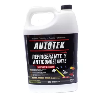 Liquido Refrigerante Anticongelante Rojo 3.78 Litros