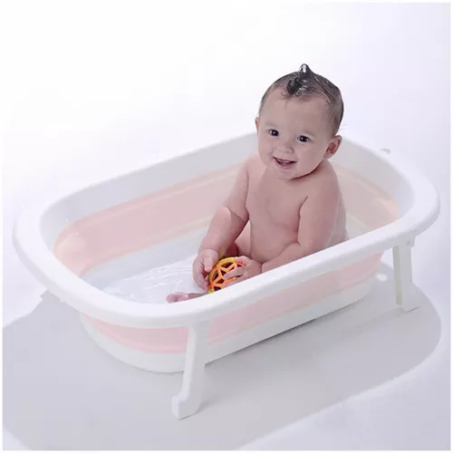 Banheira Bebê Dobrável Compacta Portátil Flexível Buba Oferta