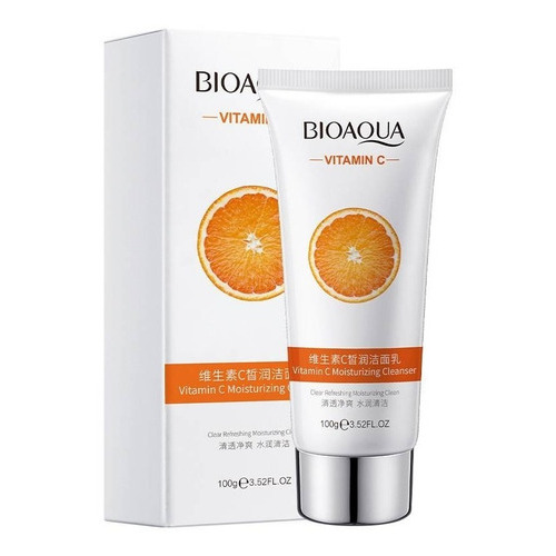 Limpiador Facial Bioaqua Vitamina C Aclara Unifica Manchas Momento de aplicación Día/Noche Tipo de piel Todo tipo de piel