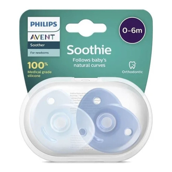 Chupete Philips Avent Soothie Nena/nene 0-6m X2 Unidades