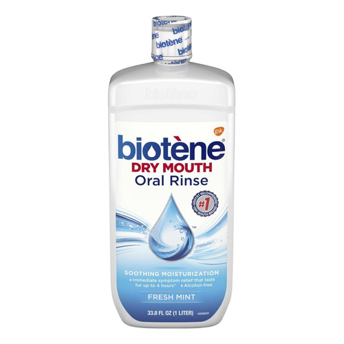 Biotene Dry Mouth Oral Rinse Enjuague Bucal Bocaseca 1 Litro