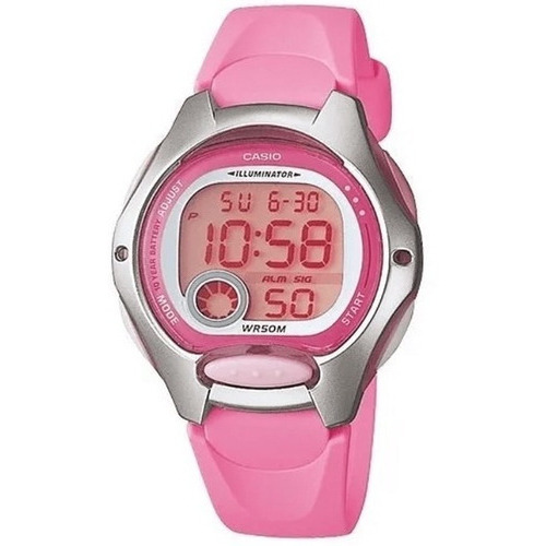 Reloj Casio Lw-200-4b Mujer Lw 200 Mejor Precio Color De La Malla Rosa Color Del Bisel Plateado Color Del Fondo Rosa