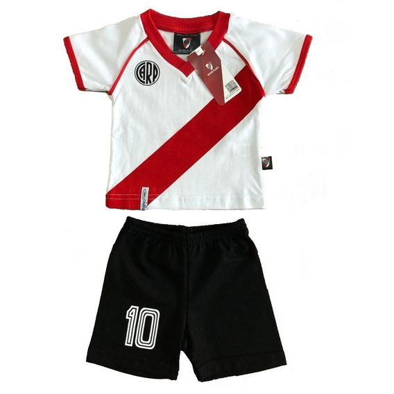 Conjunto Camiseta Retro Bebe River Plate Producto Oficial