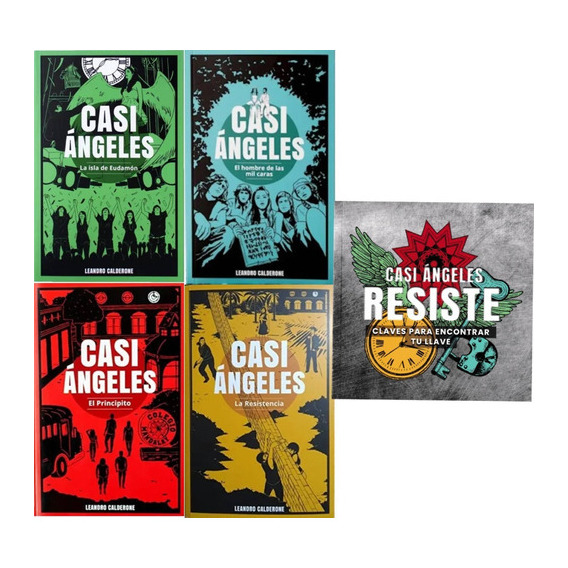 Pack Casi Ángeles + Libro Resiste - Leandro Cantore -5 Li 