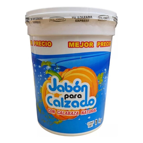 Jabon Calabaza Calzado El Oso Zapato Gamuza Piel 1kg