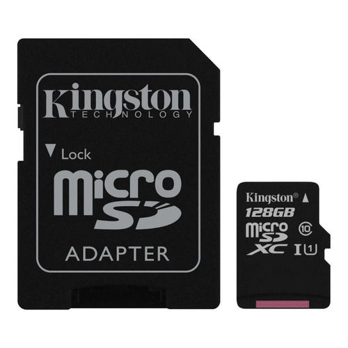 Tarjeta de memoria Kingston Canvas SDCS2/128GB  Canvas Select con adaptador SD 128GB