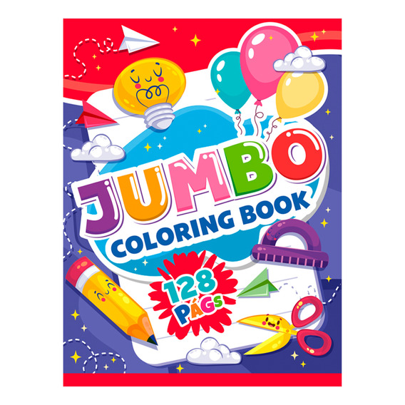 Libro Para Colorear Jumbo 128 Páginas