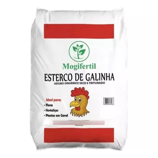 Esterco Galinha (frango) Adubo Orgânico 5 Kg - Mogifertil