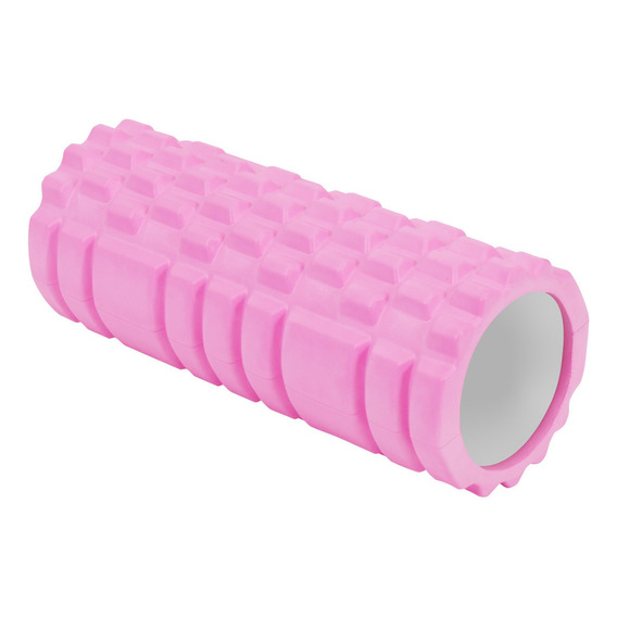 Rodillo De Espuma Masaje Foam Roller Pilates Yoga 33 Cm Color Rosa