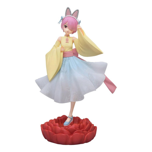 Figura Coleccionable De Re Zero Fig Ram /little Rabbit Girl