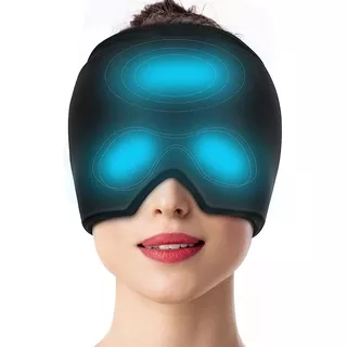 Gorro Gel Alivio Migraña Dolor Cabeza Compresa Frio Caliente