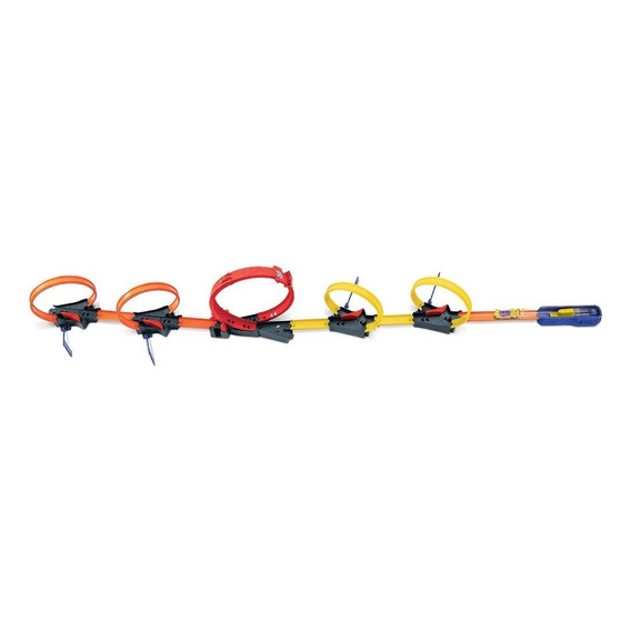  Hot Wheels Multi-Loop Race Off color naranja/amarillo/rojo - 1 piezas
