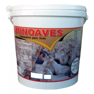 Aminoaves, Premix Para Ração Em Todas As Fases - Balde 5kg