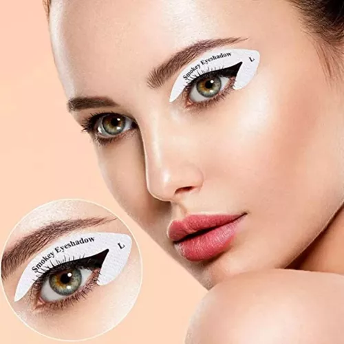 4 Plantillas Maquillaje Cuidado Facial Sombra Delineado Ojos Tipo de piel  Todo tipo de piel