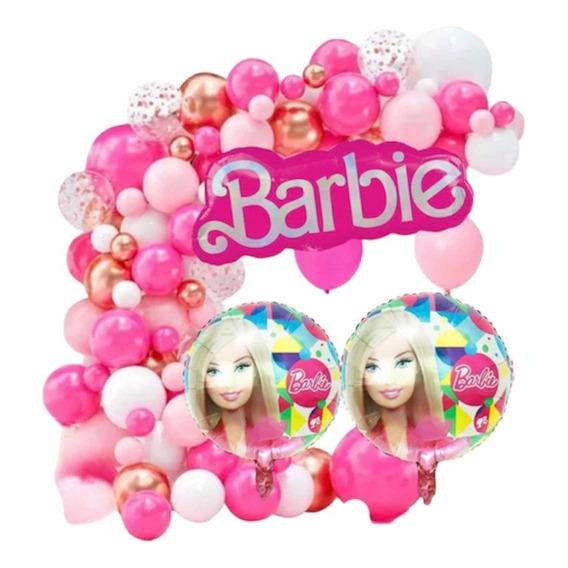 Pack De 120 Globos Barbie Generico Incluye  Globo 70cm !