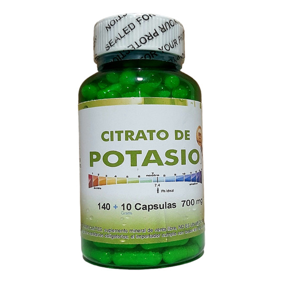 Citrato De Potasio  X 150 Caps - Unidad a $189