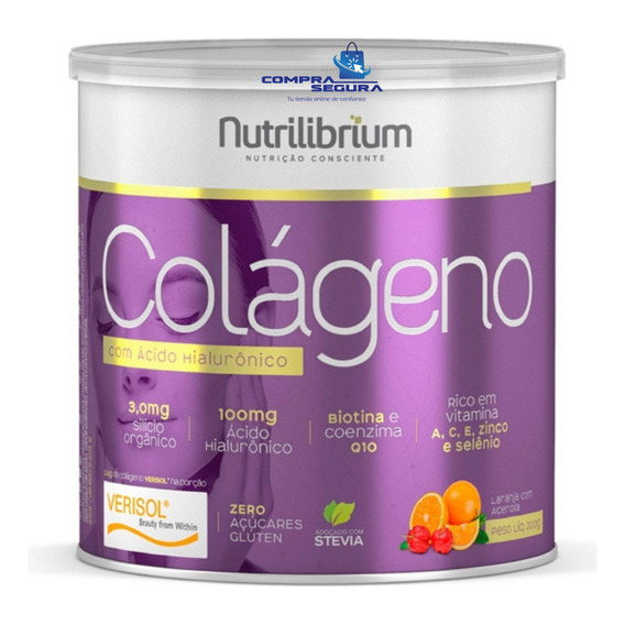 Colágeno Verisol Con Acido Hialurónico Biotina Coenzima Q10