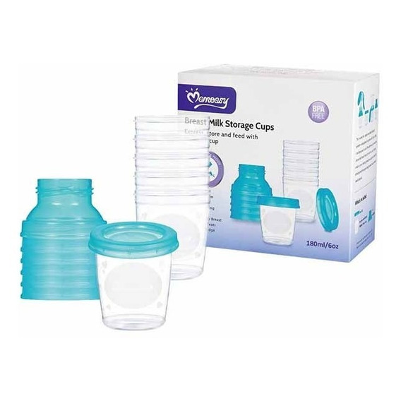 Vasos Set Contenedores Bolsas Leche Materna Reutilizables