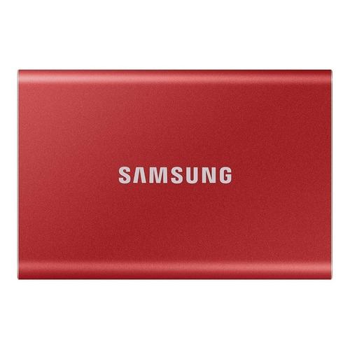 Disco sólido externo Samsung Portable SSD T7 MU-PC1T0 1TB rojo