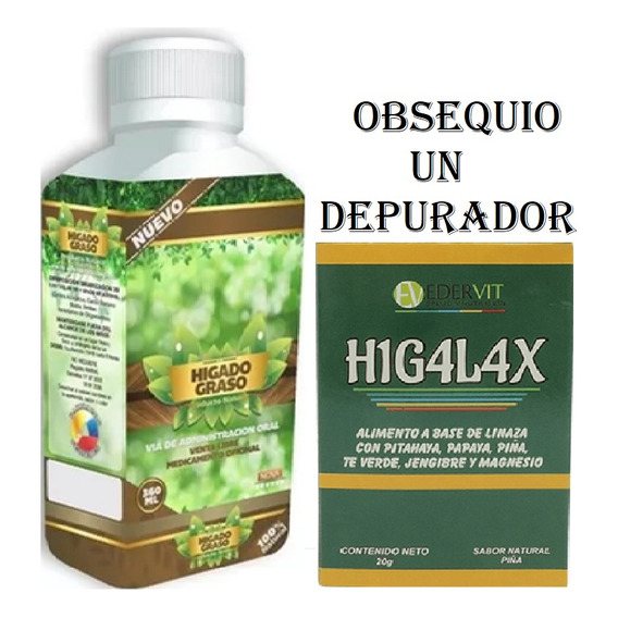 Combo Higado Graso + Depurador - mL a $29