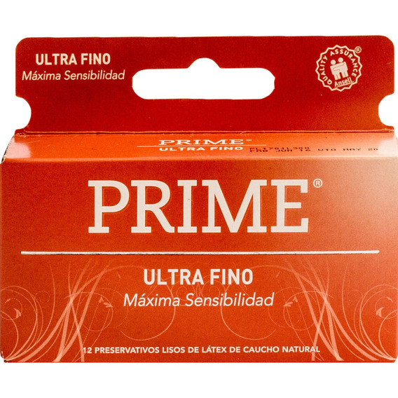 Preservativo De Látex Prime Ultrafino X 12 Un