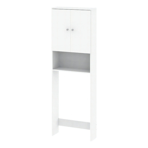 Mueble Sobre Inodoro Alacena Baño Organizador Dielfe Color Blanco