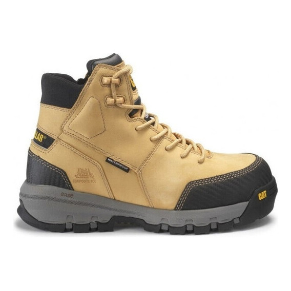 Botin Caterpillar Hombre Punta Composite Cuero Waterproof 