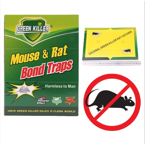 Trampa Adhesiva Grande Pegamento Mata Rata Raton Laucha X1 