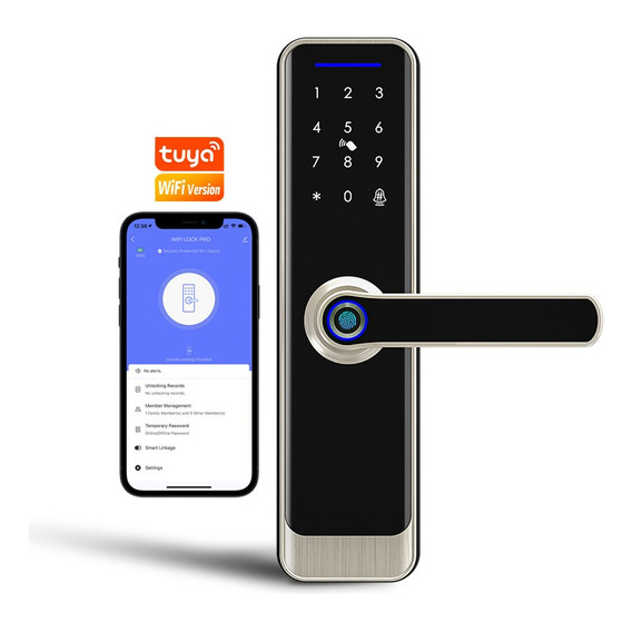 Cerradura Electrónica Inteligente Con Huella Digital Wifi