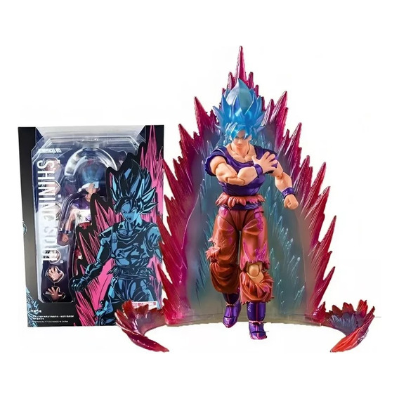 Goku Shining Soul Blue Kaioken Dragon Ball Demoniacal Fit 