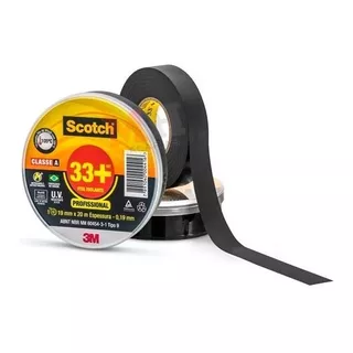 Fita Isolante 3m 33+ Scotch 20m