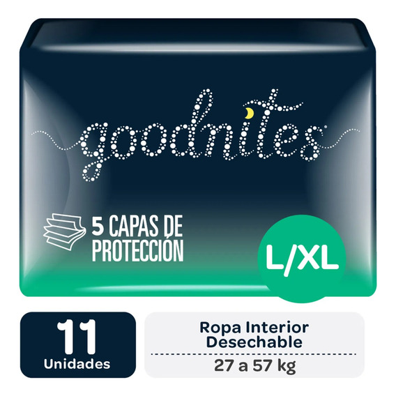 Pañales Goodnites Ropa Interior Pants L/xl