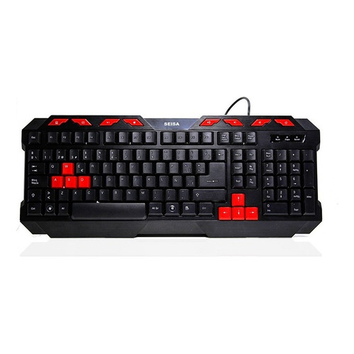 Teclado Gamer Seisa Dn-d236 Multimedia Usb P/ Pc Gaming