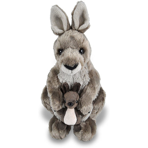 10935 Canguro 12 Peluche Wild Republic Cuddlekins Color Café