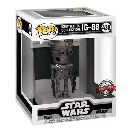 Funko Deluxe Ig-88 (438) Mt - Star Wars: Bounty Hunters