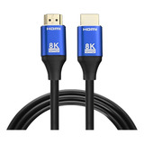 Cable Hdmi 8k 2.1 Jkr Tech Certificado 48gbps 2 Mts Ultra Hd 4k /120hz , 8k /60hz Jkr