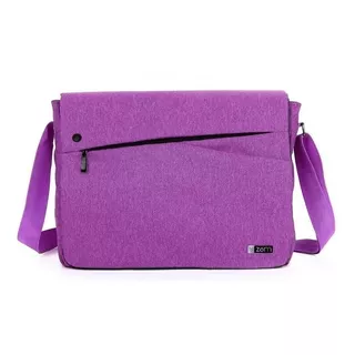 Morral Valija Violeta Notebook 15,6 Zm-310 Impermeable Nuevo