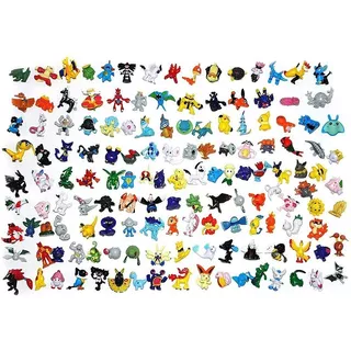 Kit 144 Pokemones 2-3cm Pokemon Juego Niños Muñecos