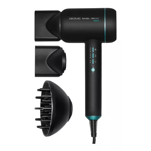 Secadora de cabello Cecotec IoniCare 6000 Rockstar Ice negra y azul 220V -  240V