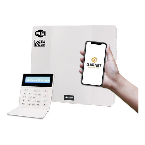 Panel Alarma Casa Pc-900 Comunicador Wifi Garnet