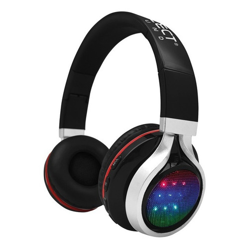 Audífonos Bluetooth Select Sound BTH026 Con Luces Led RGB Color Negro 