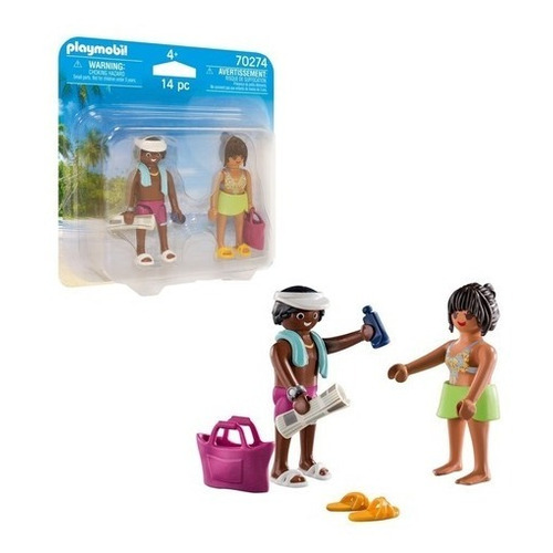 Bloques Para Armar Playmobil Pareja De Vacaciones 14 Piezas