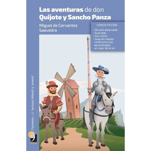Las Aventuras De Don Quijote Y Sancho Panza, De Cervantes. Serie Fomento A La Lectura Infantil Y Juvenil Editorial Punto Y Coma, Tapa Blanda En Español