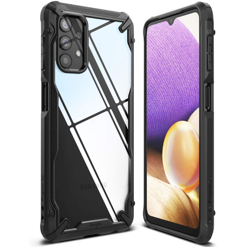 Funda Case Ringke Fusion X Bumper Para Samsung A32 5g (6.5') Color Black