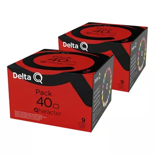 80 Cápsulas Delta Q Café Pack Econômico Qharacter Int. 9.