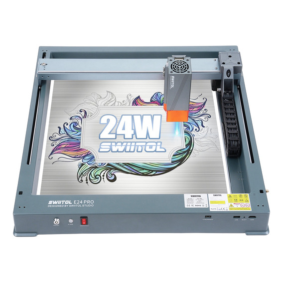 Grabador Láser De Estructura Integrada Swiitol E24 Pro 24w