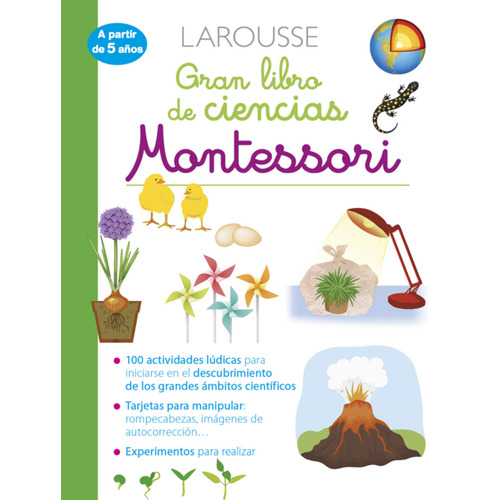 Gran libro de ciencias Montessori, de Girac-Marinie, Carine. Editorial Larousse, tapa blanda en español, 2022