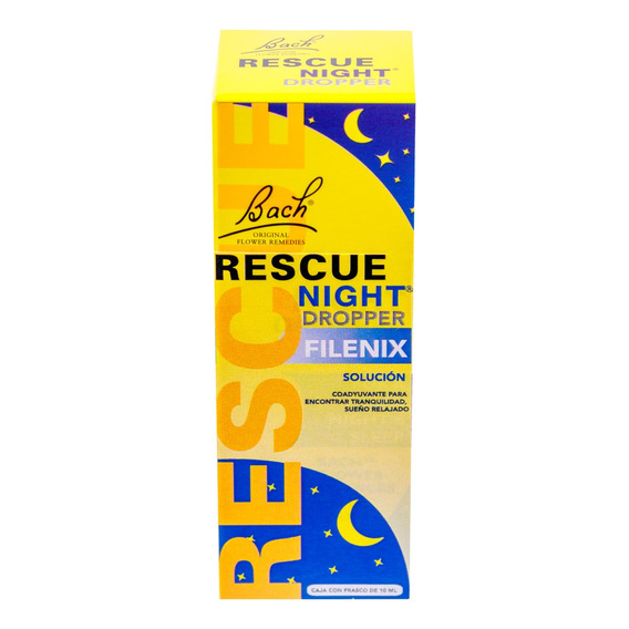 Esencias Florales Rescue Remedy Para La Noche Gotas 10 Ml