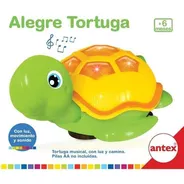Tortuga Musical Con Luz Y Movimiento Original Antex