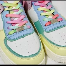 Zapatillaschile- Zapatillas Mujer Colores Neón Verde 971 
